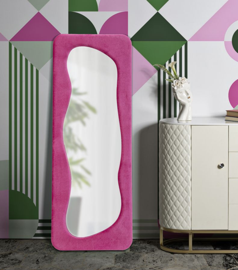 Espelho de Parede GLAM – Fúcsia