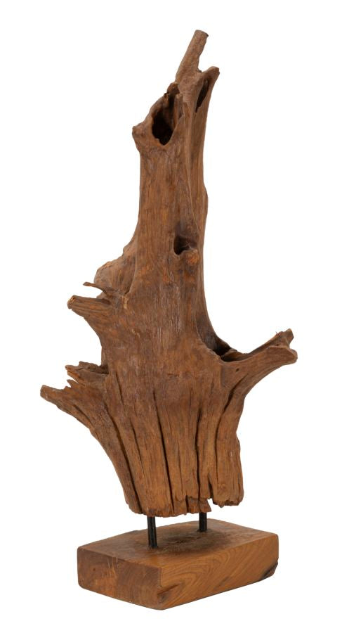 Escultura ETNICH – Castanha – Madeira de Teca