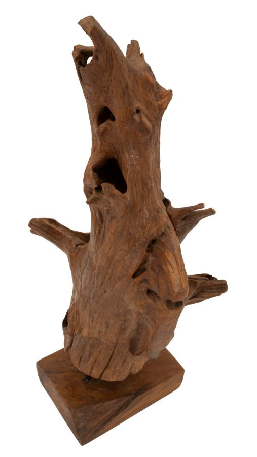 Escultura ETNICH – Castanha – Madeira de Teca