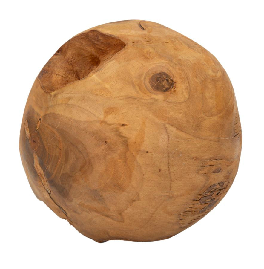 Bola de Teca Reciclada ETNICH – Castanho