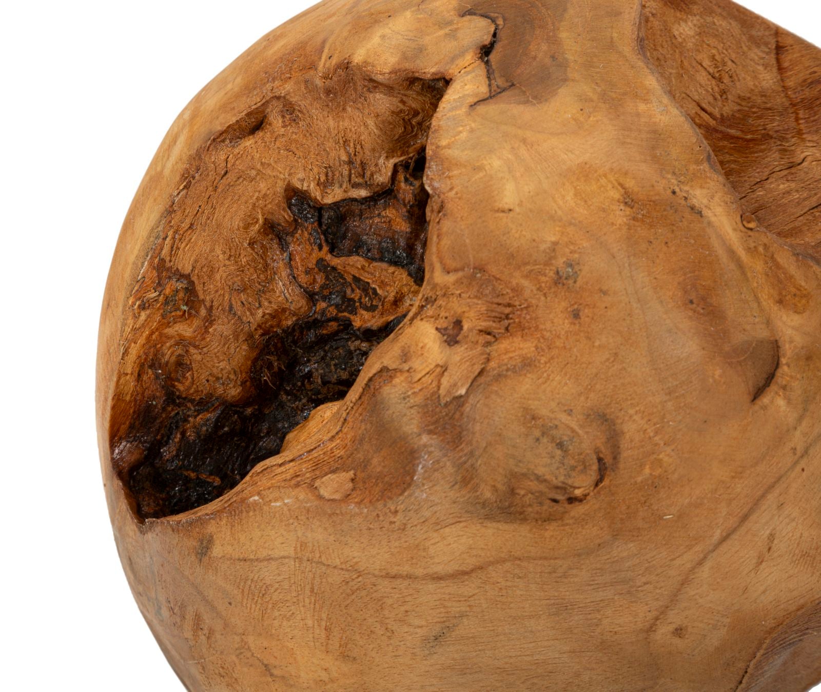 Bola de Teca Reciclada ETNICH – Castanho