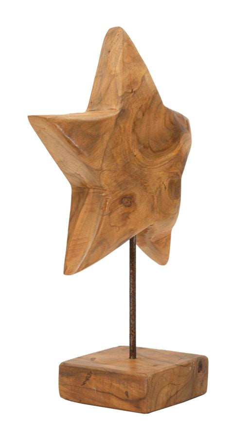 Escultura Estrela ETNICH – Castanho
