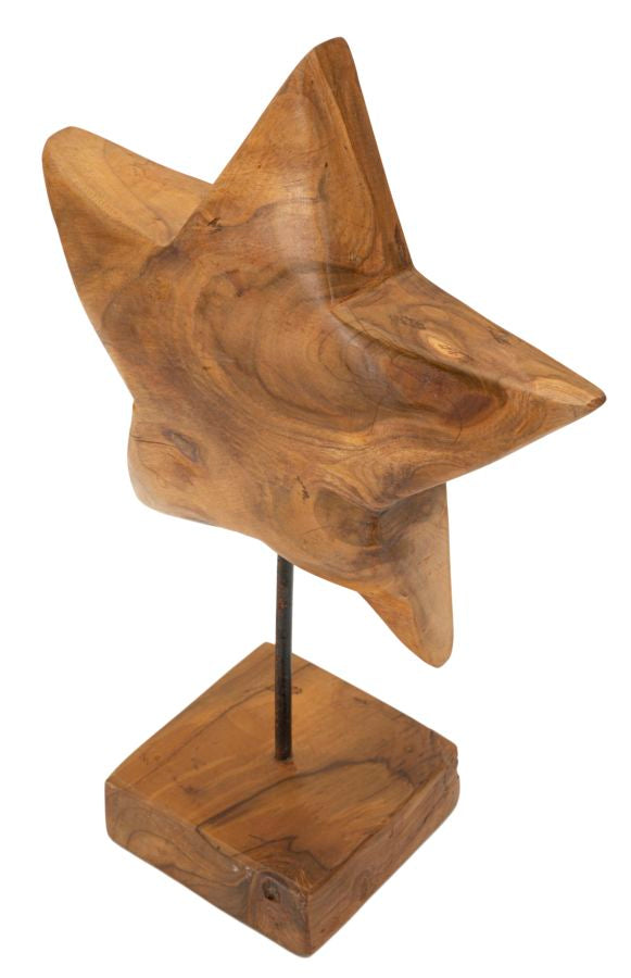 Escultura Estrela ETNICH – Castanho
