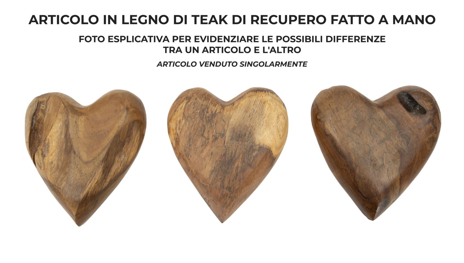 Coração Reciclado ETNICH – Castanho
