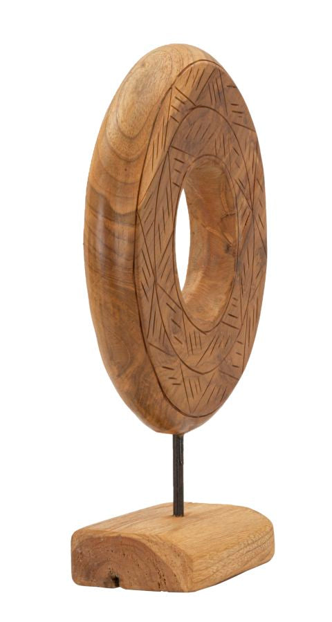 Escultura Redonda ETNICH – Castanho