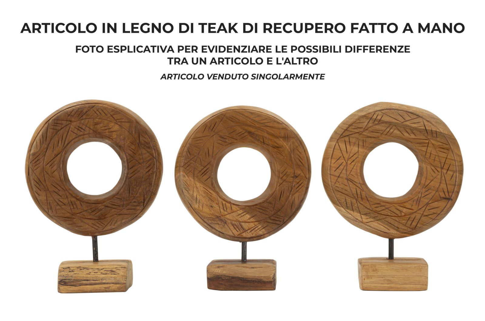Escultura Redonda ETNICH – Castanha