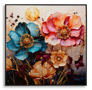 Pintura em Tela – Multicolor – Madeira – Metal