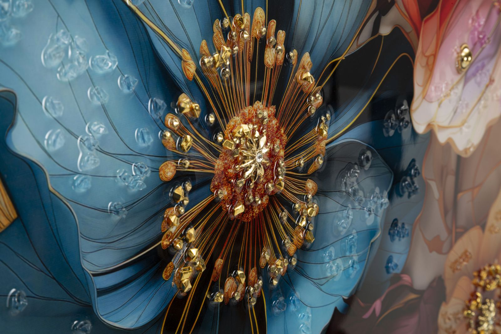 Pintura em Tela – Multicolor – Madeira – Metal