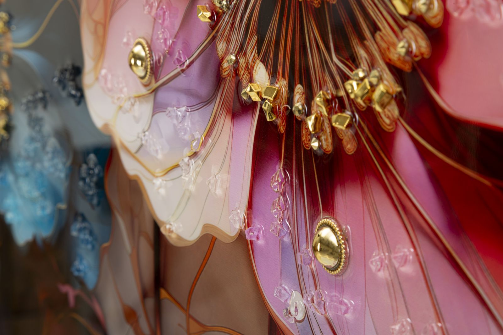 Pintura em Tela – Multicolor – Madeira – Metal