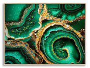 Pintura em Tela – Multicolor – Madeira de Abeto – Metal dourado