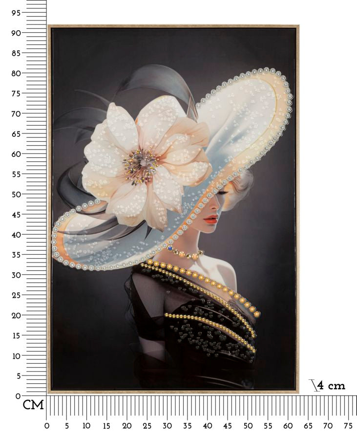 Pintura em Tela – Multicolor – Madeira