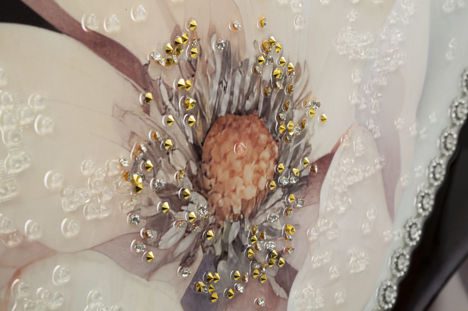 Pintura em Tela – Multicolor – Moldura de madeira e metal