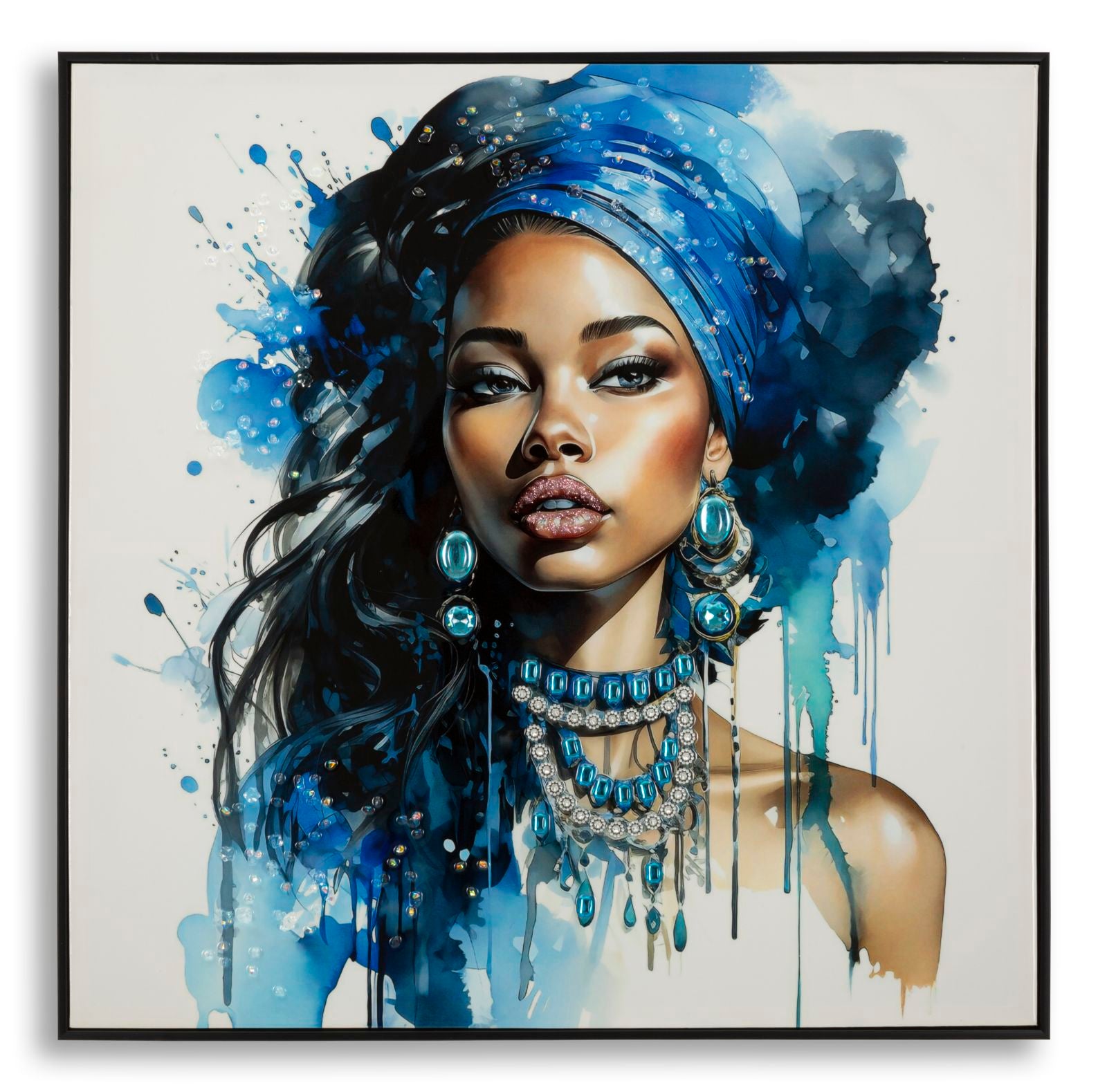 Pintura em Tela – Multicolor – Madeira de Abeto