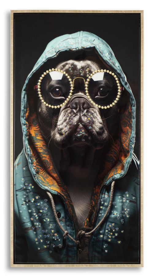 Quadro Moderno – Multicolor – Madeira – Metal