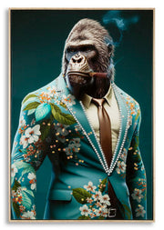 Pintura em Tela MODERN – Multicolor – Madeira