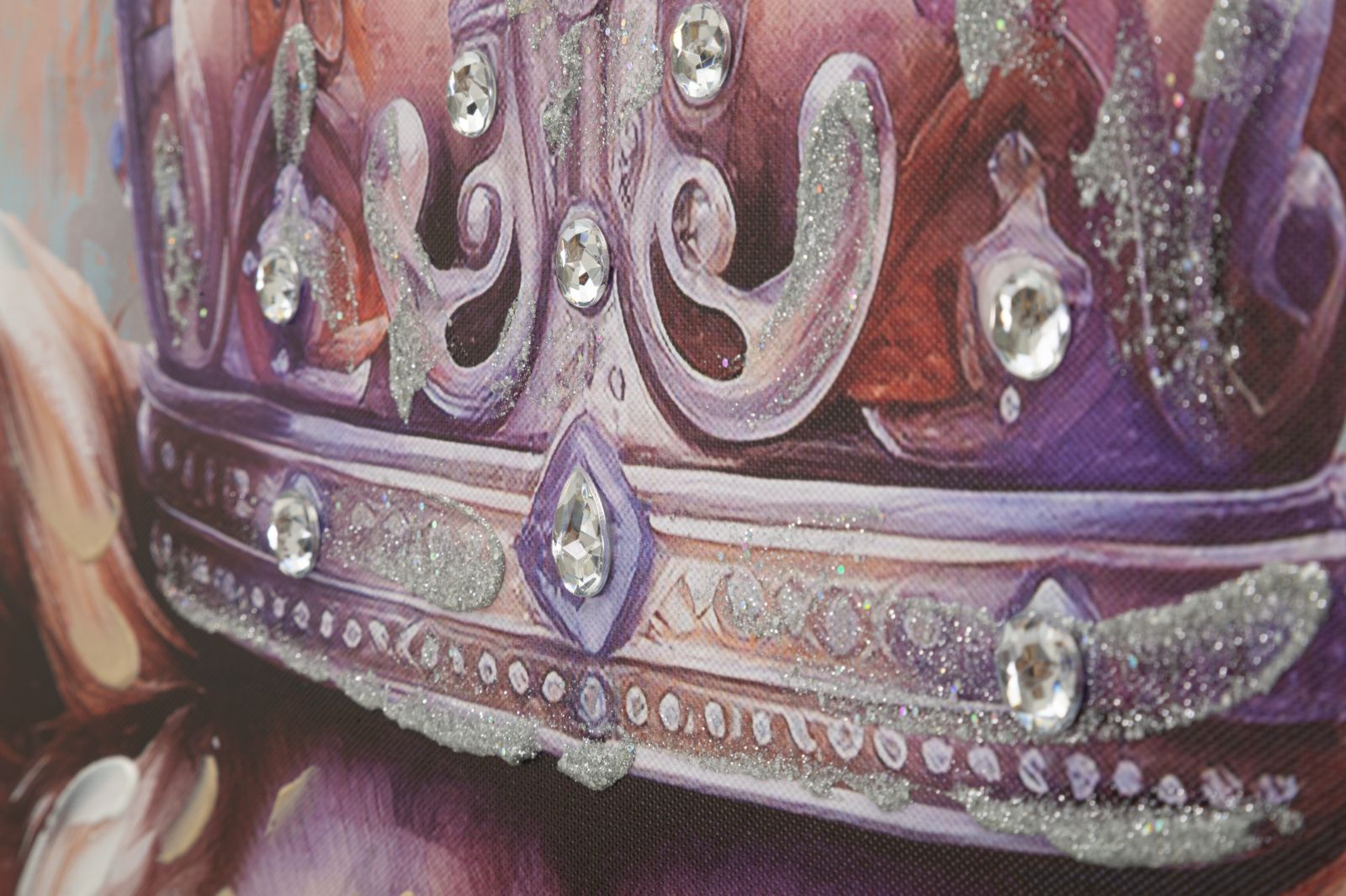 Pintura em Tela – Multicolor – Metal, Madeira de Abeto