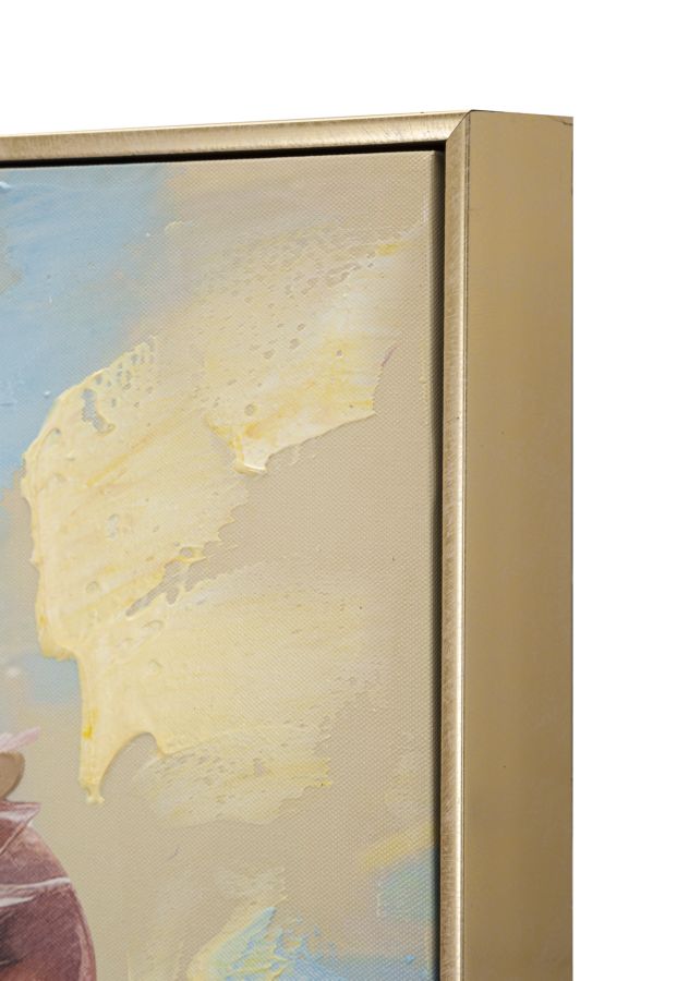 Pintura em Tela – Multicolor – Metal, Madeira de Abeto