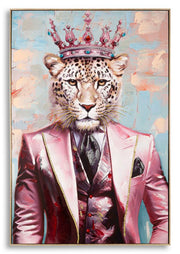 Pintura em Tela – Multicolor – Madeira – Metal