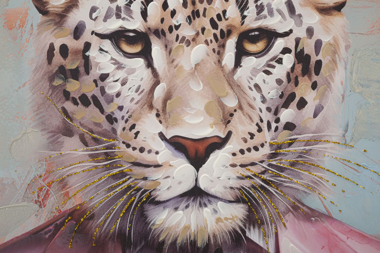 Pintura em Tela – Multicolor – Madeira – Metal