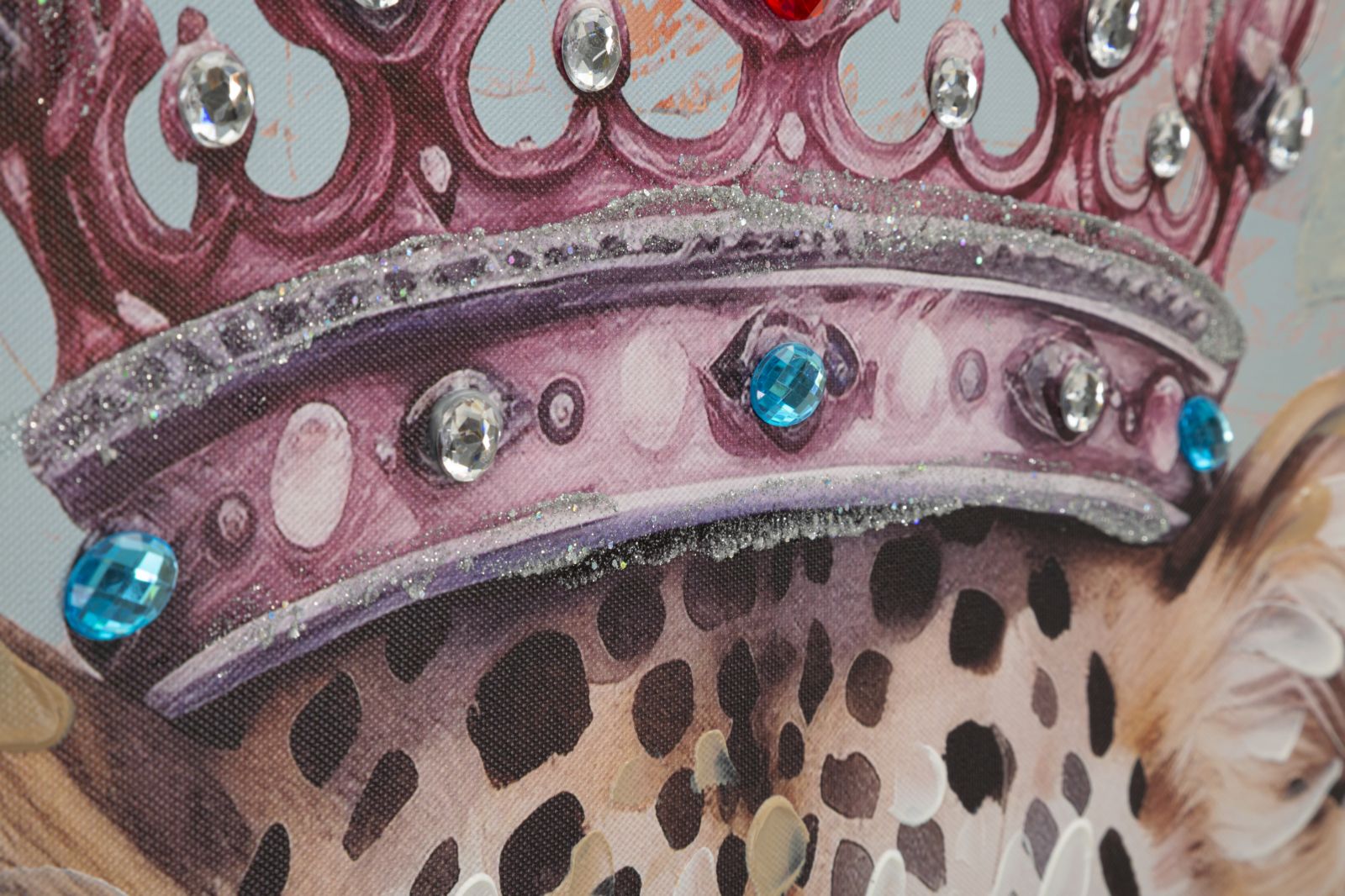 Pintura em Tela – Multicolor – Madeira – Metal