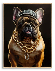 Quadro em Tela – Multicolor – Madeira – Metal