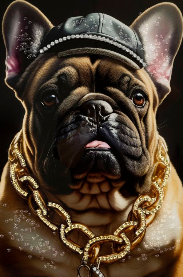 Quadro em Tela – Multicolor – Madeira – Metal