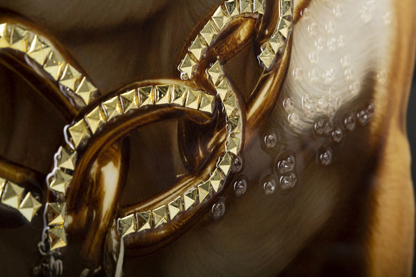 Quadro em Tela – Multicolor – Madeira – Metal