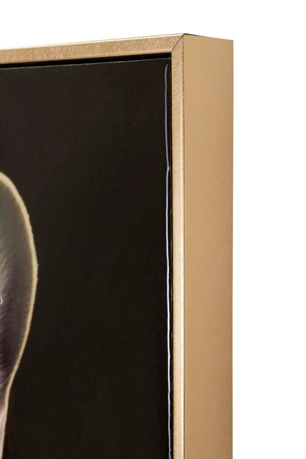 Quadro em Tela – Multicolor – Madeira – Metal