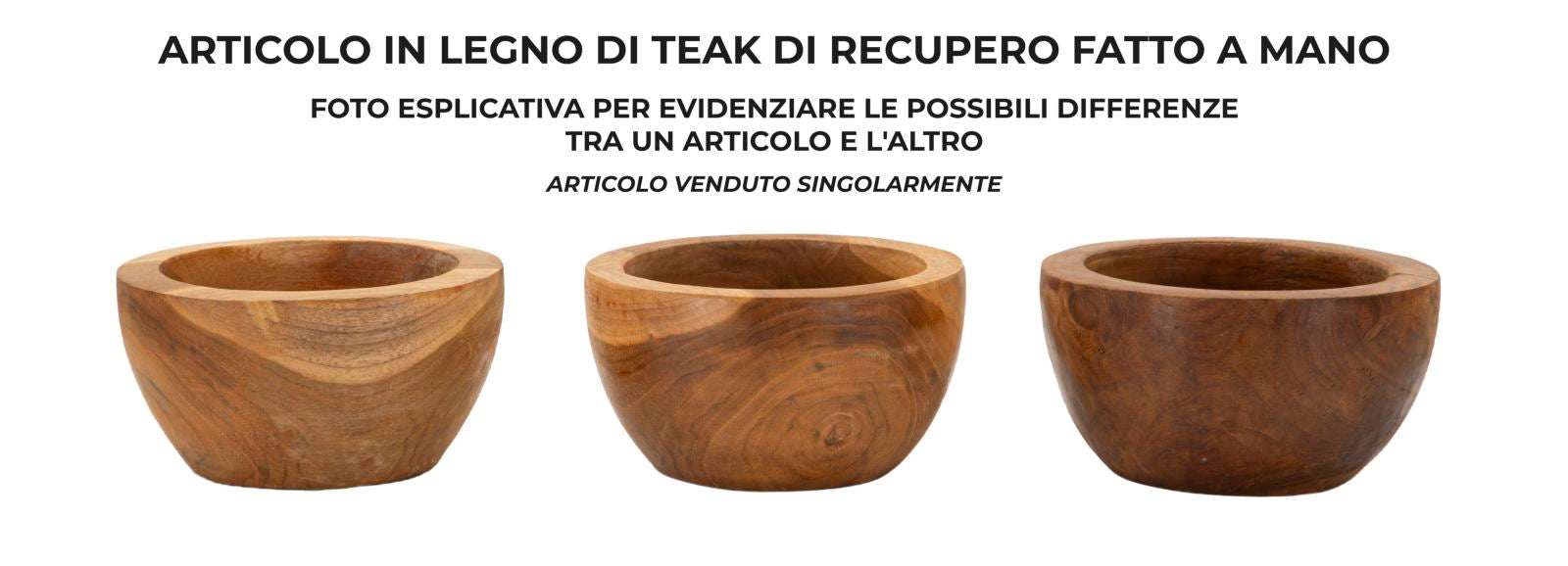 Esvaziador de Sacos em Teca Reciclada ETNICH – Castanho