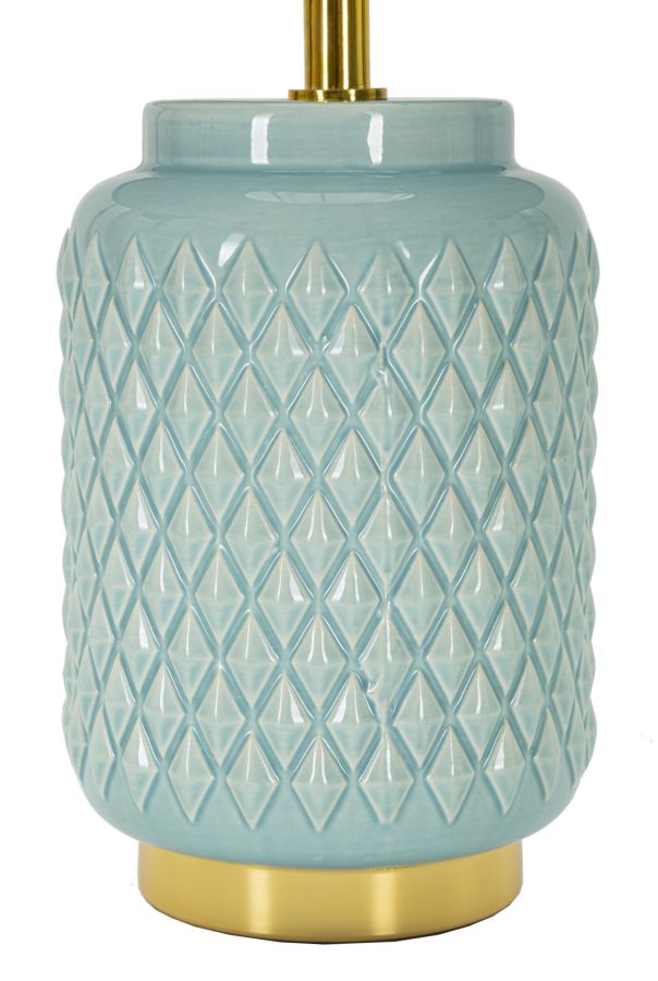 Candeeiro de mesa MODERN – Azul Claro