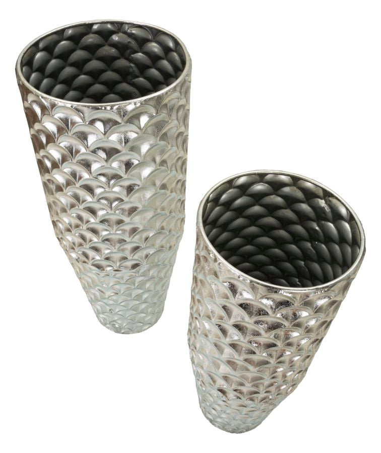 Conjunto de 2 Jarras Redondas GLAM – Prateado