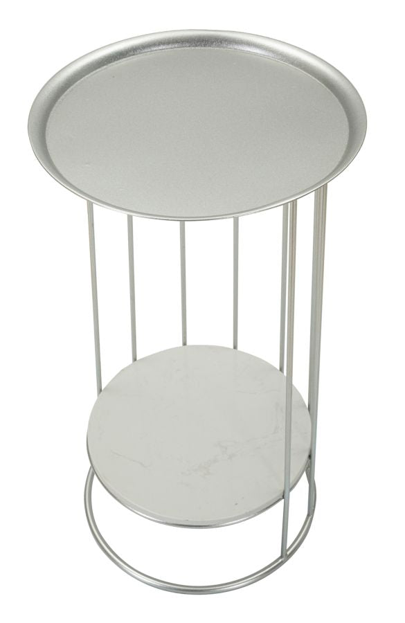 Mesa de Centro Elegant GLAM – Prata