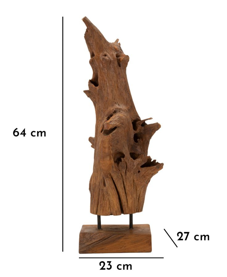 Escultura ETNICH – Castanha – Madeira de Teca