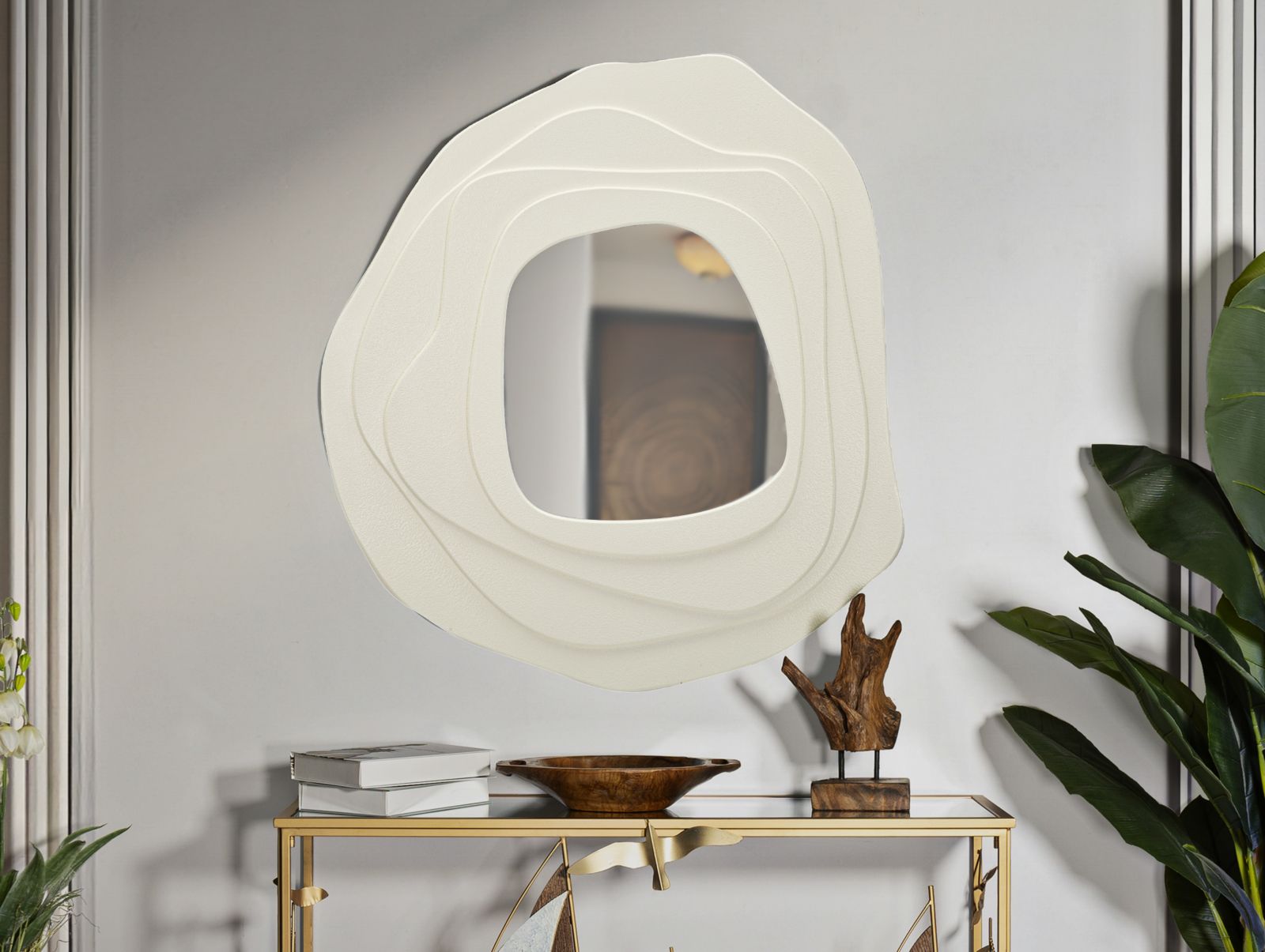 Espelho de Parede GLAM – Branco