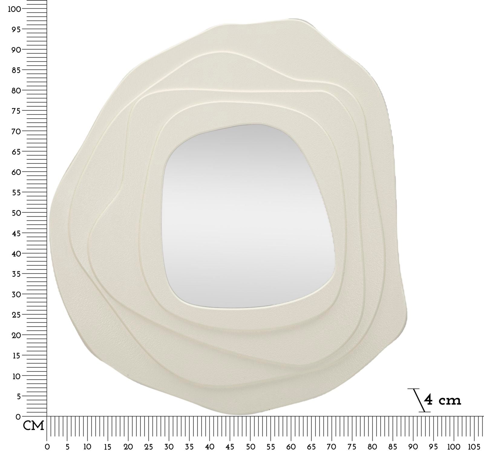 Espelho de Parede GLAM – Branco