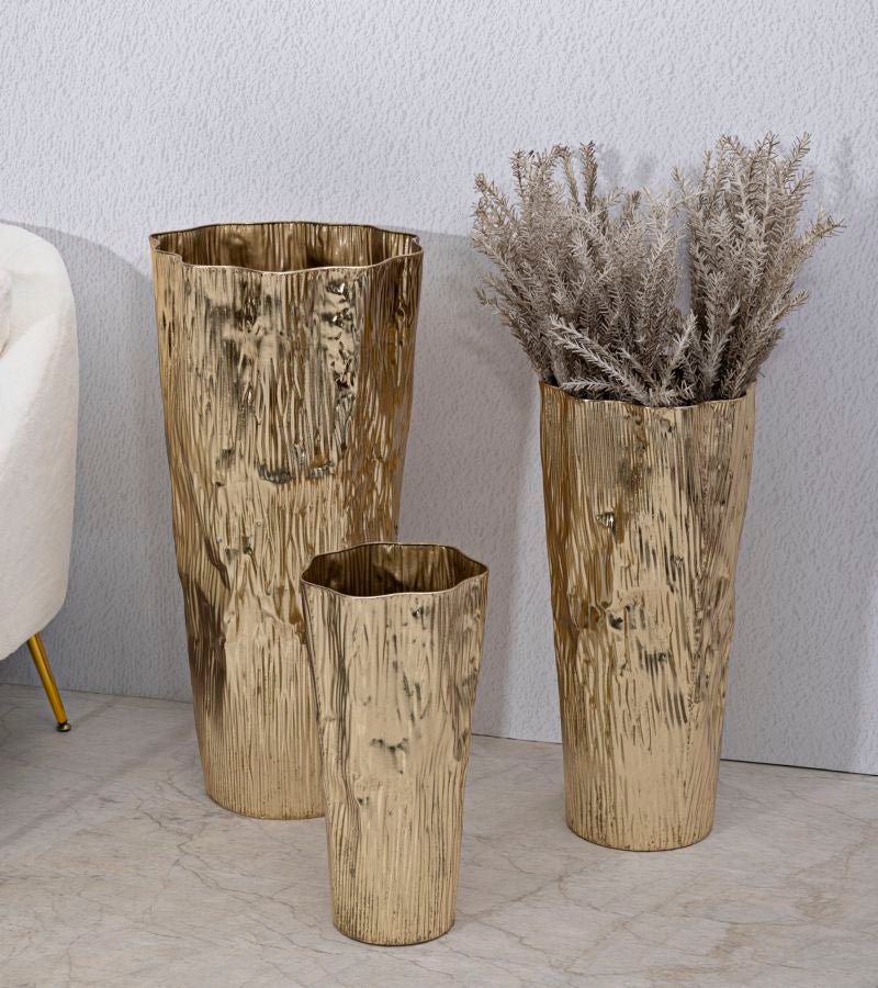 Conjunto de Vasos – GLAM – Dourado