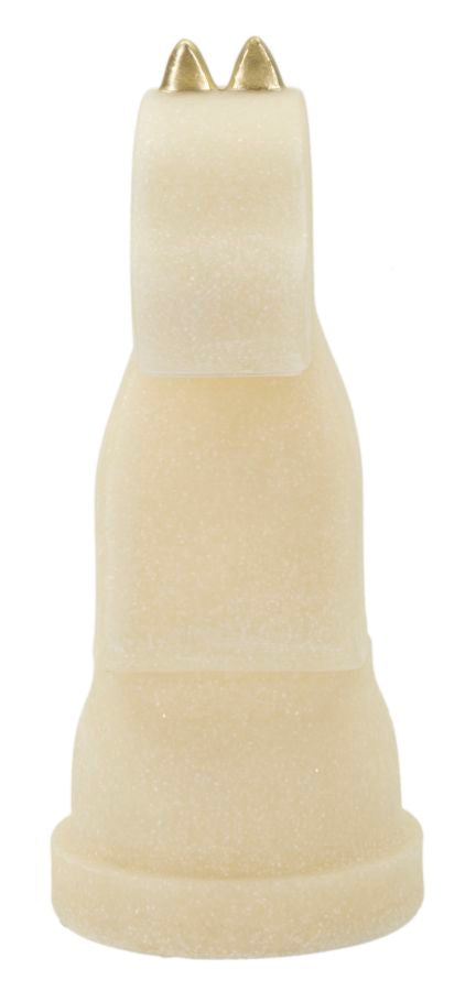 Cavalo de Xadrez GLAM – Branco e Dourado