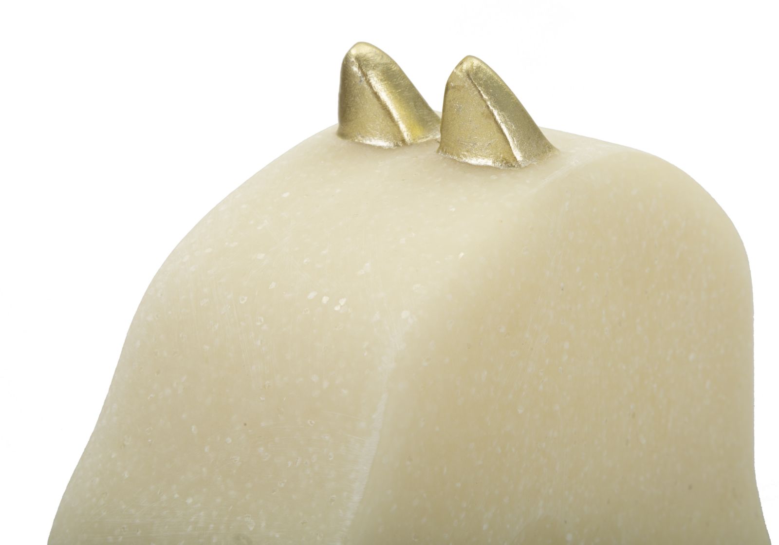 Cavalo de Xadrez GLAM – Branco e Dourado