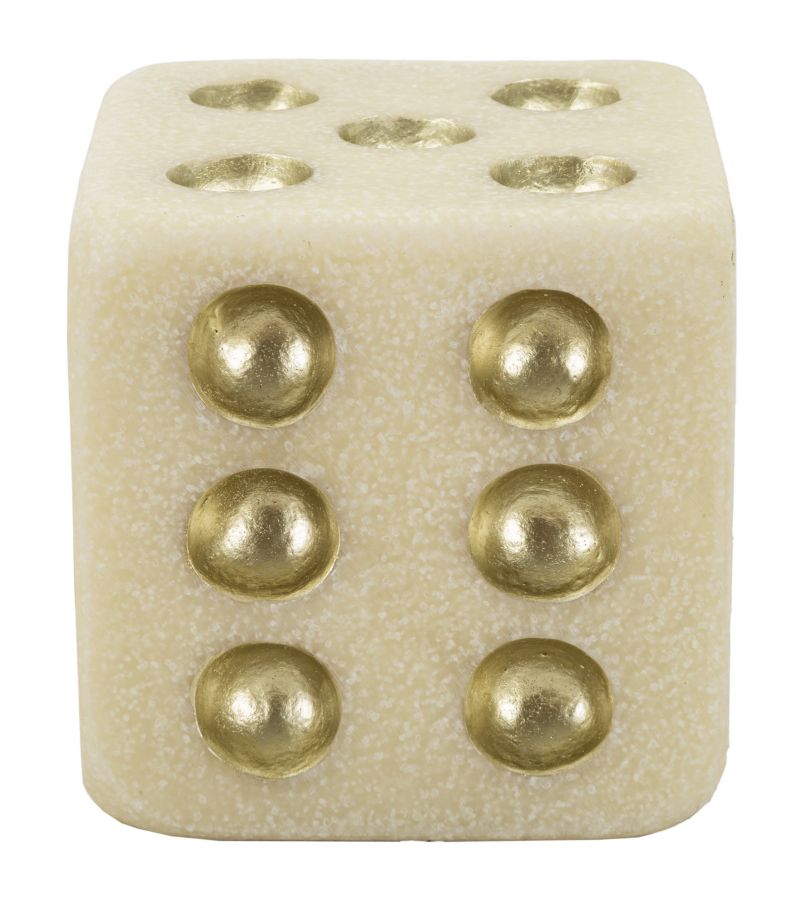 Porca Elegante GLAM – Branco e Dourado
