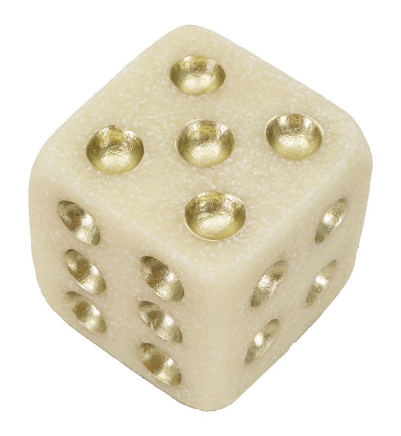 Noz Elegante GLAM – Branco e Dourado
