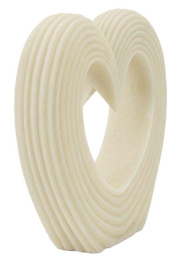 Coração Decorativo GLAM – Branco