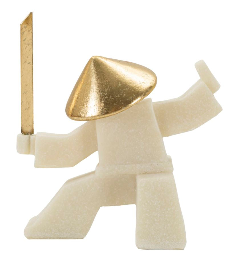 Estátua GLAM – Branco e Dourado