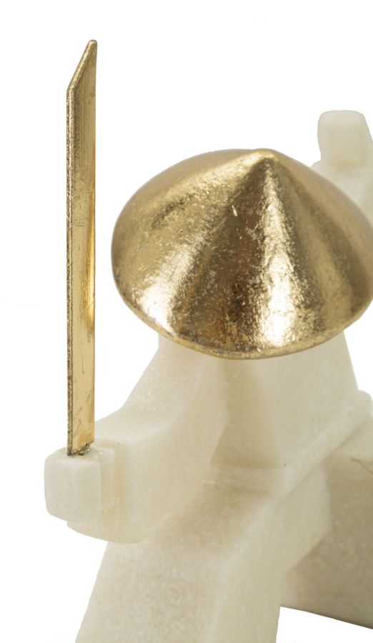 Estátua GLAM – Branco e Dourado