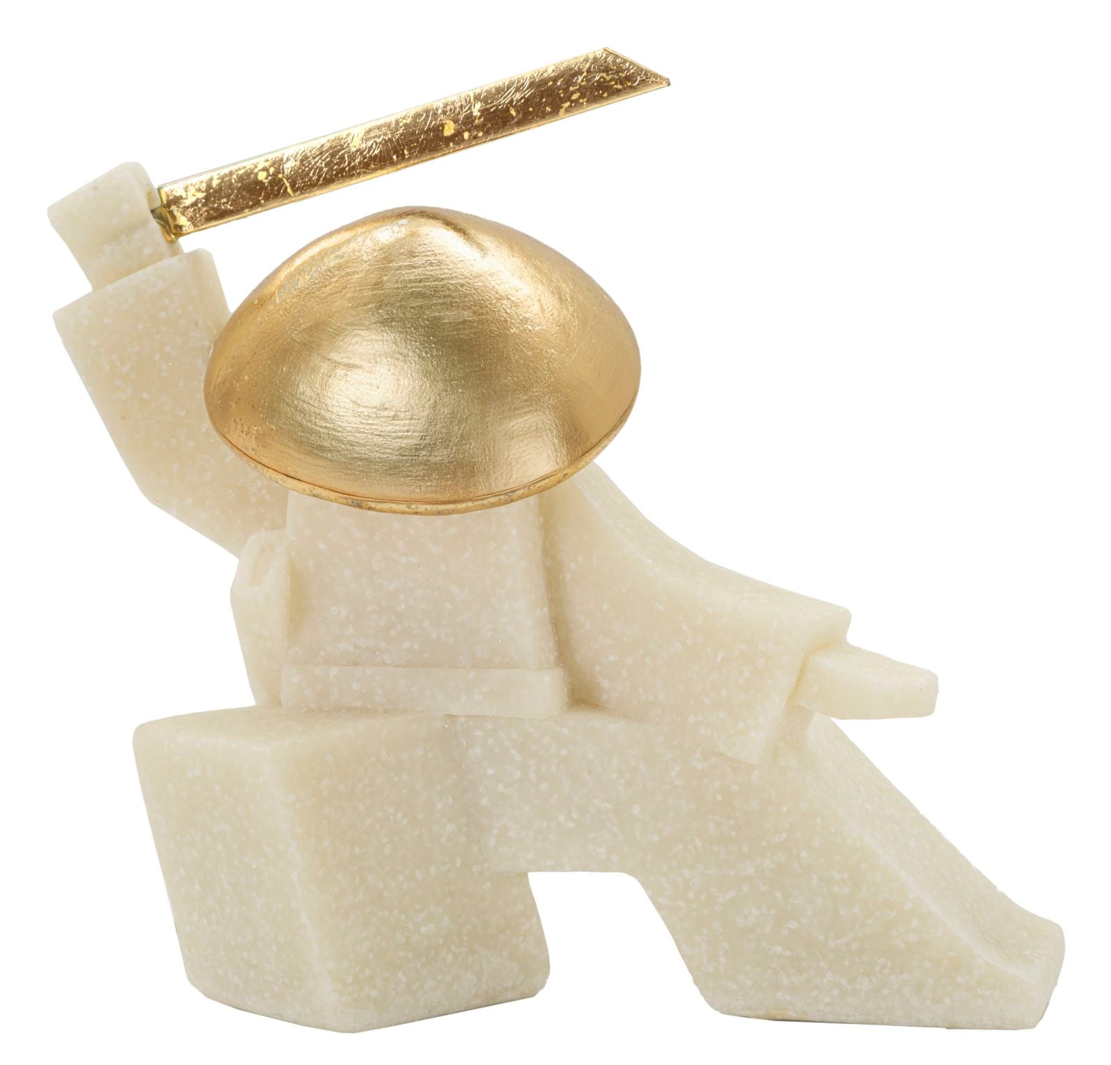 Estátua GLAM – Branco e Dourado