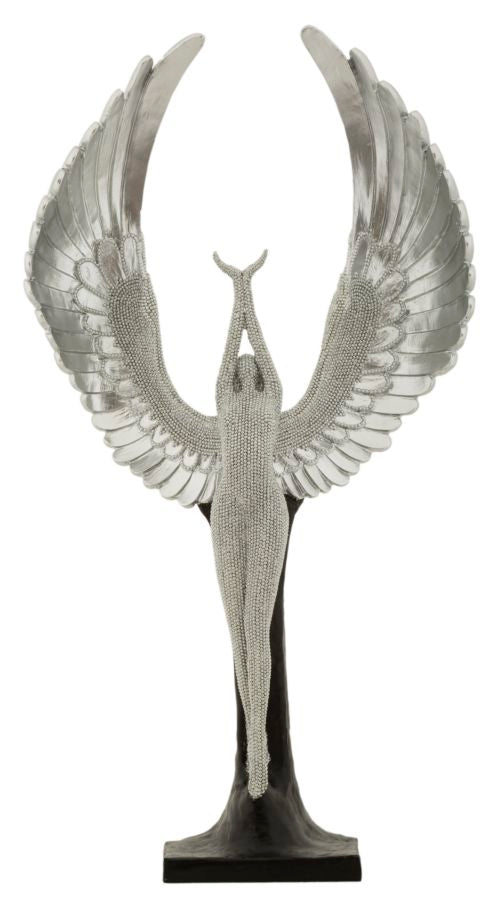 Estatueta GLAM – Prata e Preto