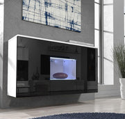Aparador Pendente de Design Nerea A2 Branco com Preto
