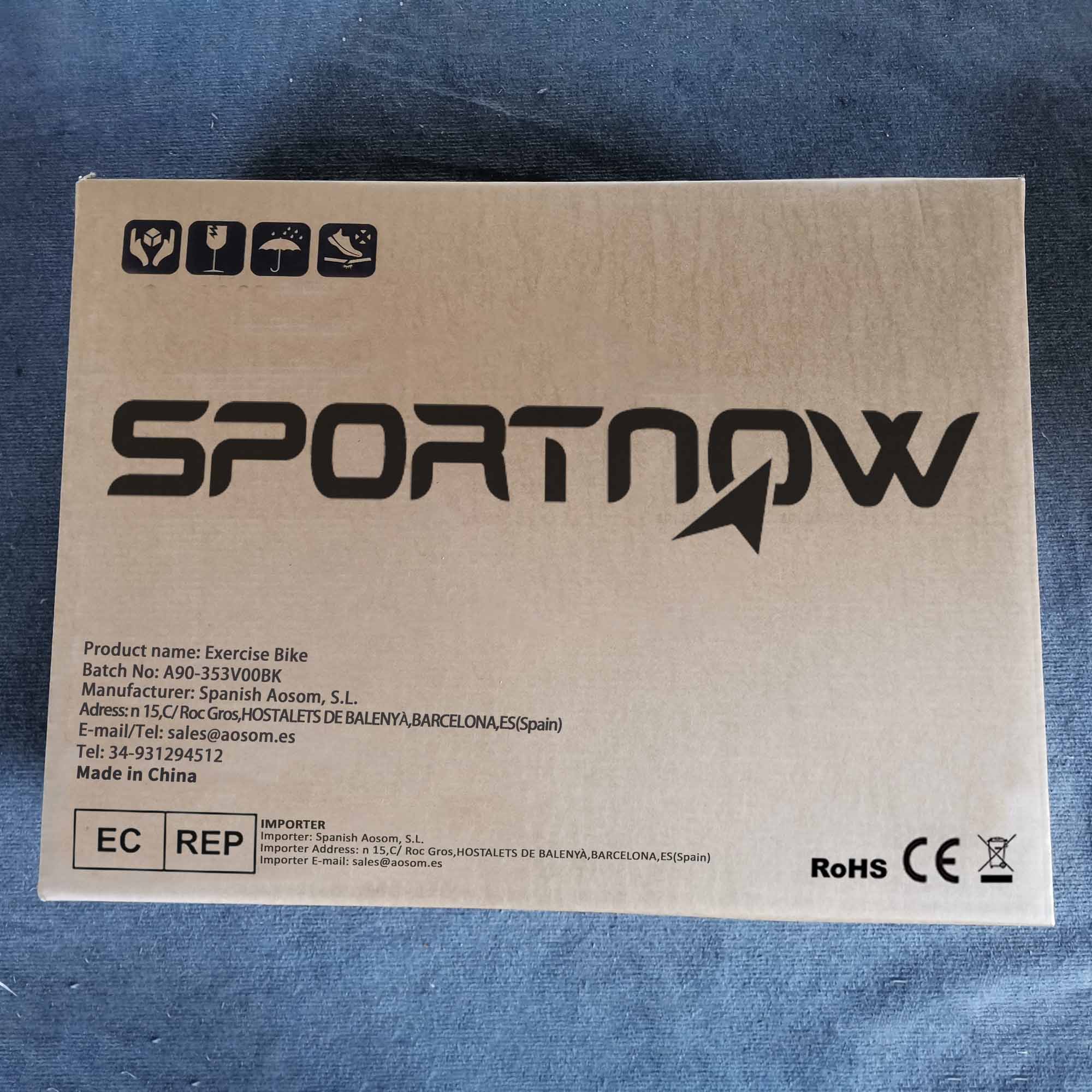 Bicicleta Estática com Ecrã LCD Ajustável 93x48,5x102-112 cm Preto