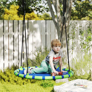Baloiço de Jardim Infantil Redondo Ø100x180 cm Azul