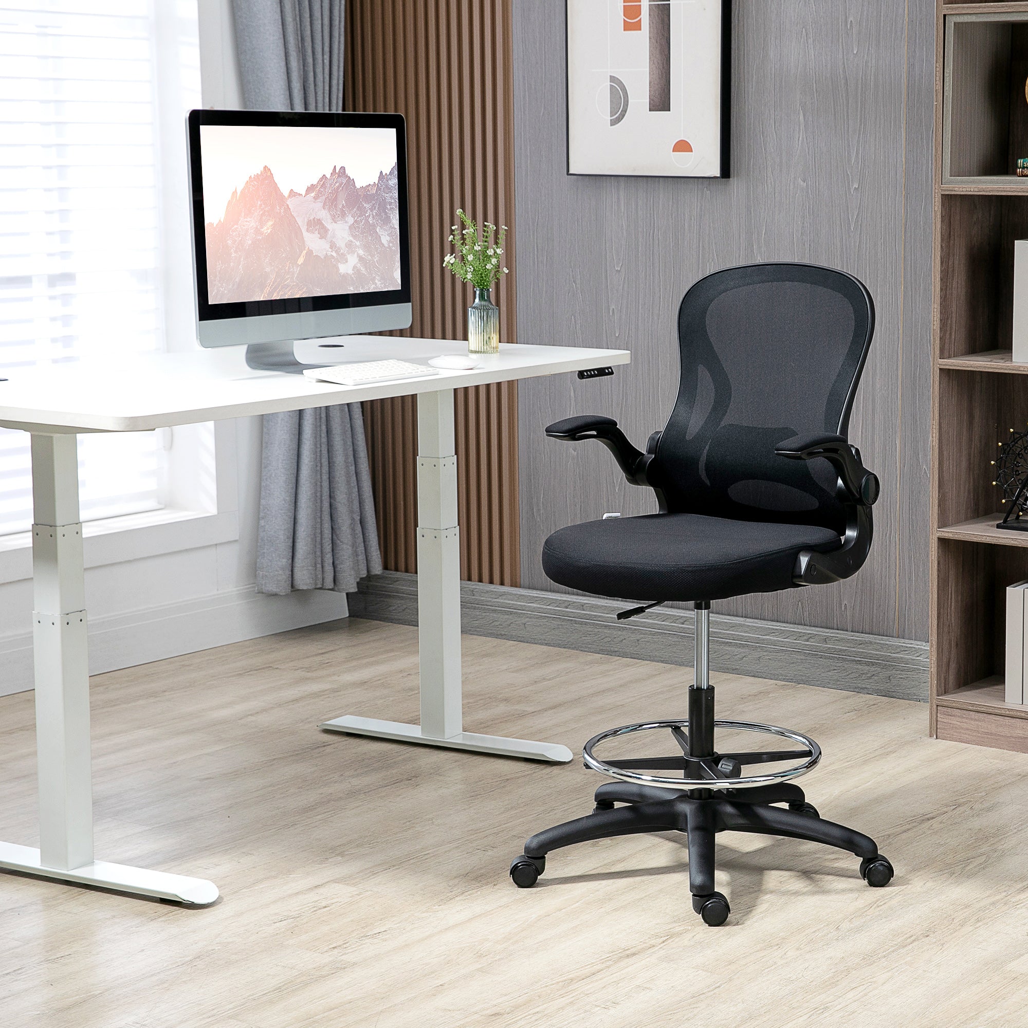 Cadeira de Escritório Conforto Máximo Preto 59x65x122 cm