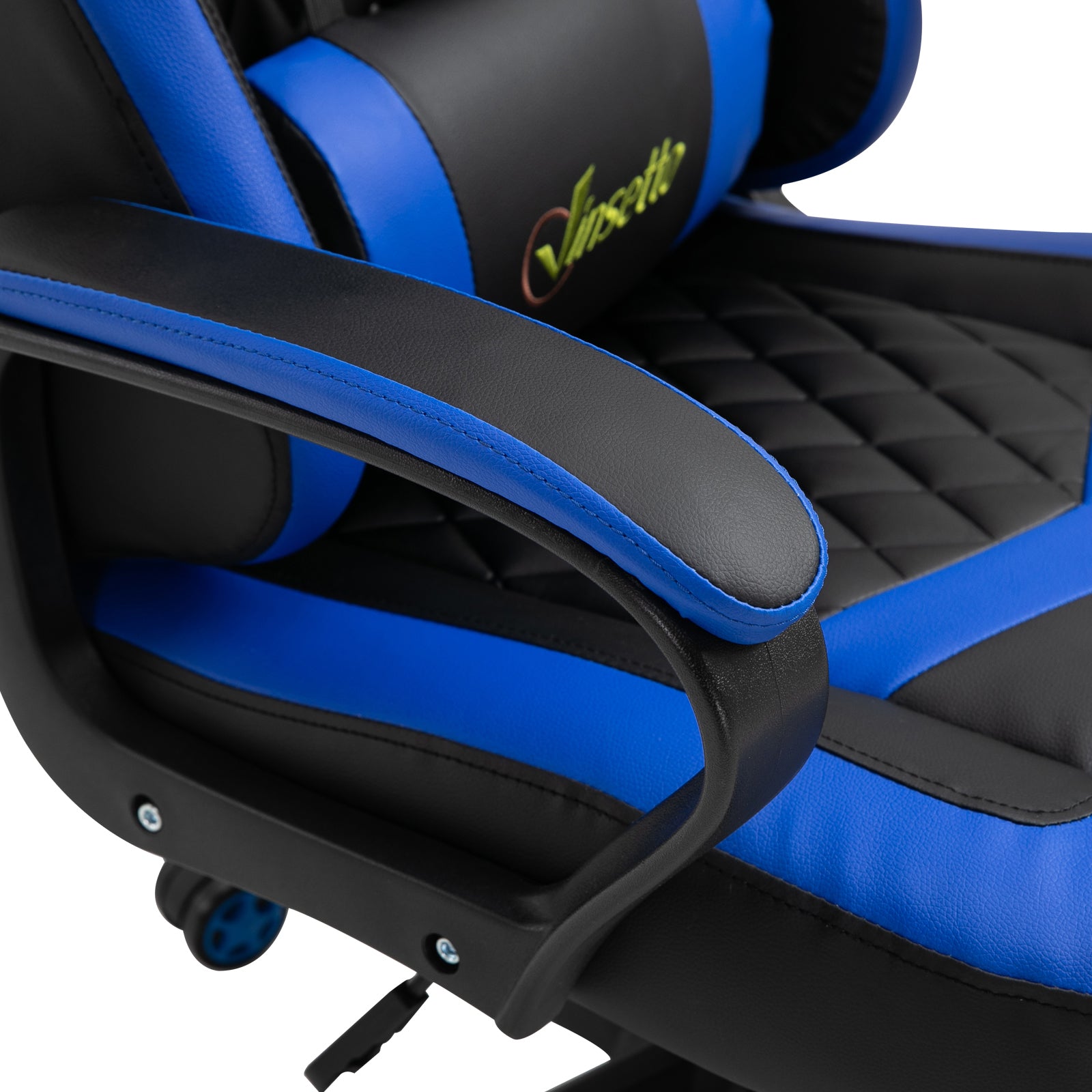 Cadeira Ergonómica Gaming Azul 61x70x121-129 cm